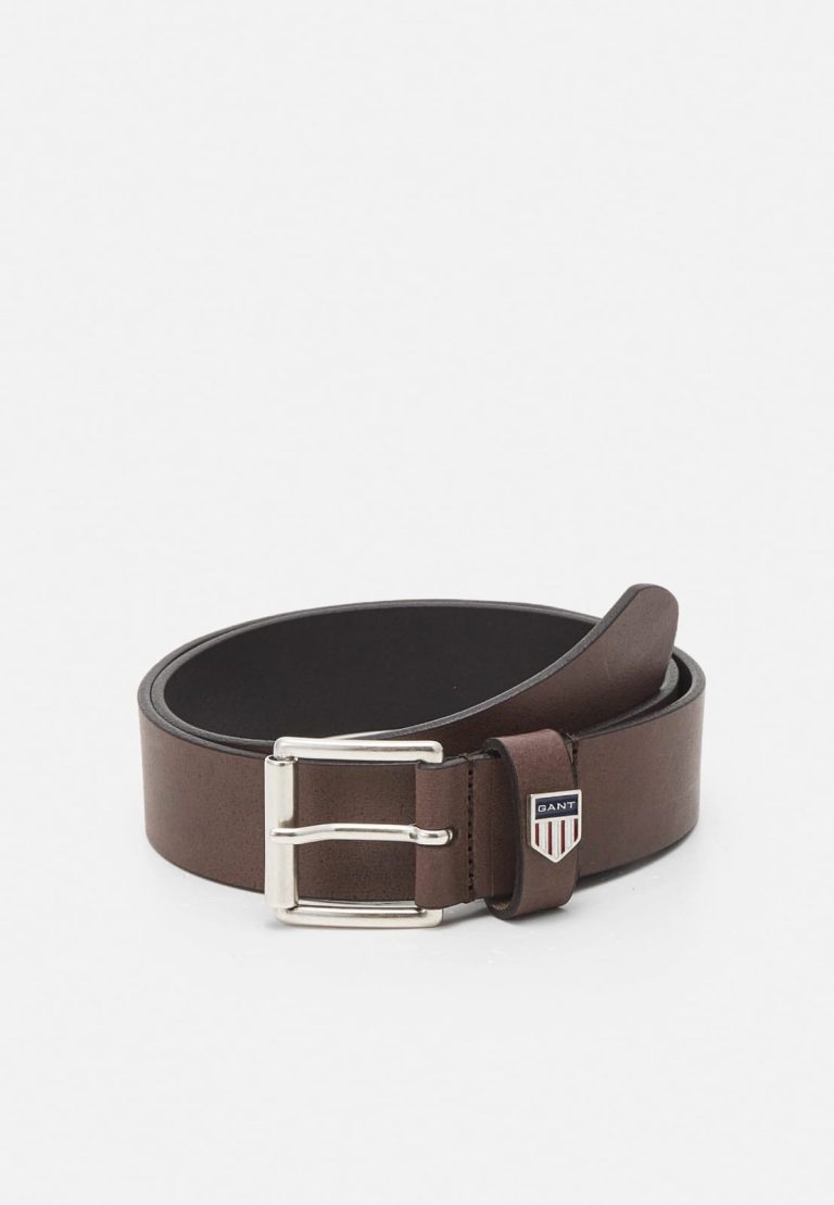 Gant Retro Shield Leather Belt - Brown