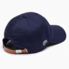 Lacoste Baseball Cap with Contrast Leather Strap RK470900 - Blue Marine 166