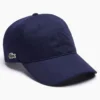 Lacoste Baseball Cap with Contrast Leather Strap RK470900 - Blue Marine 166