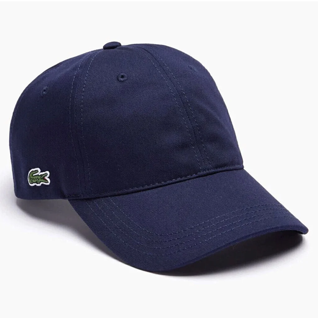 Lacoste Baseball Cap with Contrast Leather Strap RK470900 - Blue Marine 166
