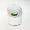 Lacoste Big Croc Cap - White Blanc