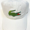 Lacoste Big Croc Cap - White Blanc