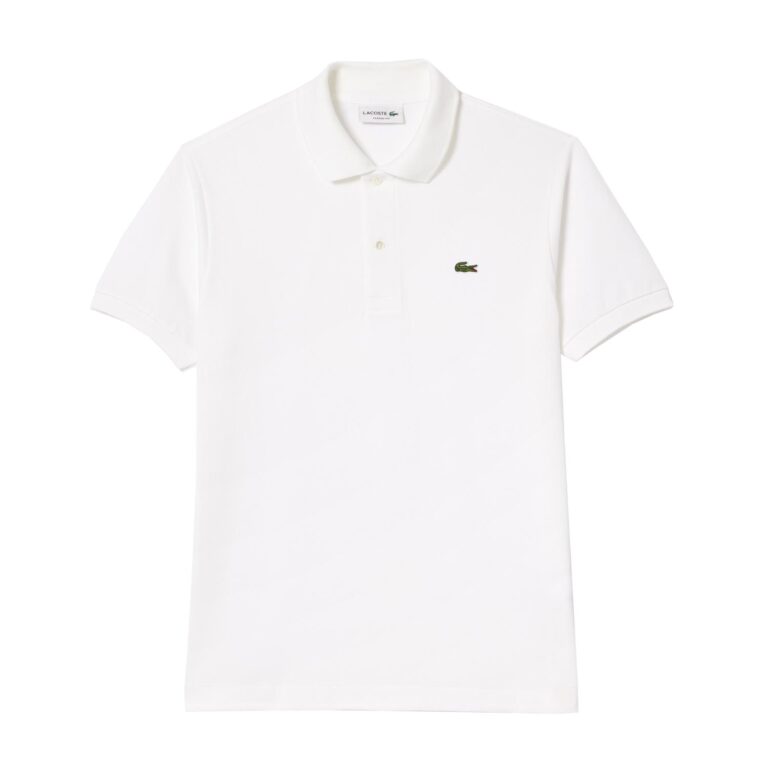 Lacoste Classic Regular Fit Short Sleeve Polo Shirt - Blanc White