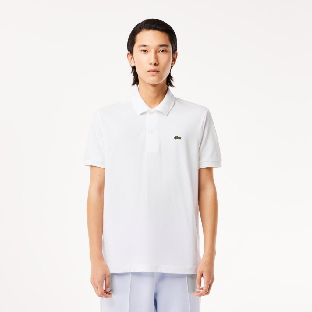 Lacoste Classic Regular Fit Short Sleeve Polo Shirt - Blanc White