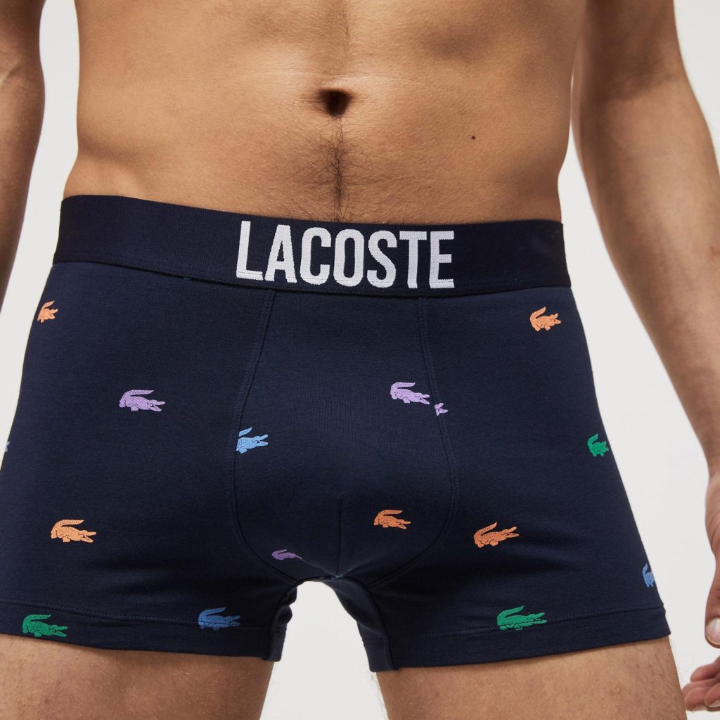 Lacoste Casual Branded Band 3 Pack Boxer - Multi