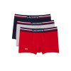 Lacoste Casual Text Branded Band 3 Pack Boxer - Multi