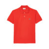 Lacoste Classic Croc Regular Fit Short Sleeve Polo Shirt - Rouge