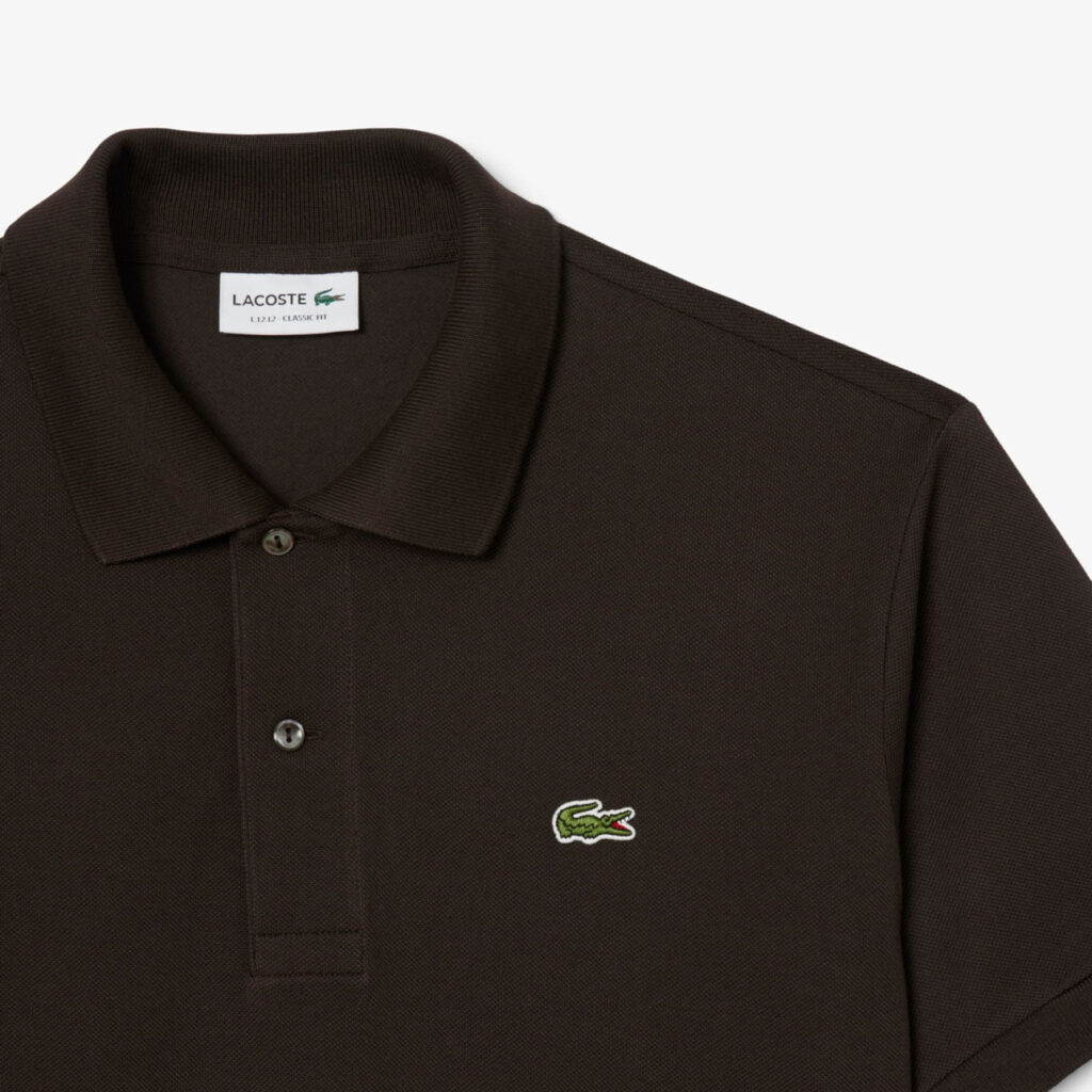 Lacoste Classic Fit L.12.12 Original Polo Shirt - Brown SKB