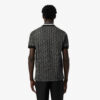 Lacoste Classic Fit Monogram Jacquard Polo Shirt - Black / Dark Grey 4PC