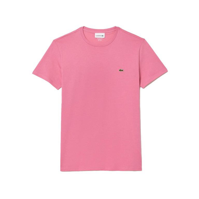 Lacoste Classic Plain Regular Fit Short Sleeve T-Shirt - Rose Pink