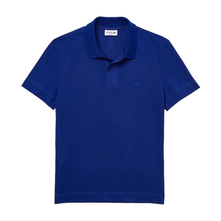 Lacoste Classic Slim Fit Short Sleeve Polo Shirt - Bleu Blue