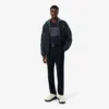 Lacoste Colour Block Cotton T-Shirt - Noir / Gris Fonce . 4CI