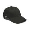 Lacoste Contrast Strap Cotton Cap - Black