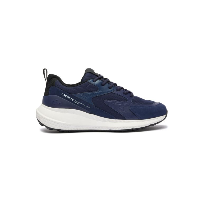 Lacoste Evo Textile Trainer - Navy/White