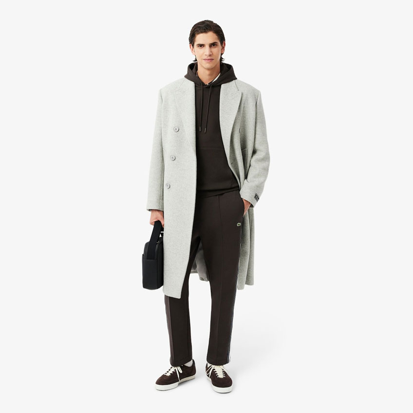 Lacoste Fleece Hoodie - Brown SKB