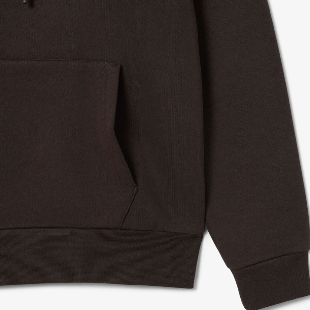 Lacoste Fleece Hoodie - Brown SKB