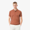 Lacoste L.12.12 Original Pique Classic Fit Short Sleeve Polo - Terracotta Brown