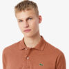 Lacoste L.12.12 Original Pique Classic Fit Short Sleeve Polo - Terracotta Brown