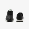 Lacoste Linetrack Leather Trainer - Jet Black