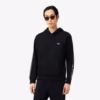 Lacoste Logo Stripe Zipped Hoodie - Noir . 031