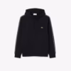 Lacoste Logo Stripe Zipped Hoodie - Noir . 031