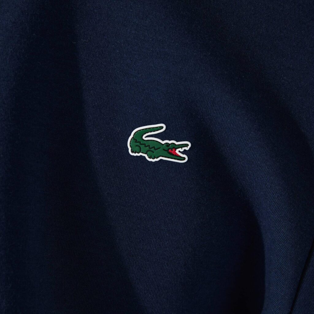 Lacoste Mesh Panel Regular Fit Long Sleeve Sweatshirt - Blue Marine