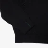 Lacoste Monochrome Crew Neck Cotton Sweater - Noir .031