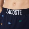Lacoste Multi Croc Logo Regular Fit Lounge Short - Blue Marine