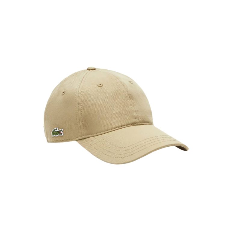 Lacoste Organic Twill Cap - Beige