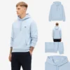 Lacoste Overhead Hoodie SH554200 - Blue Clair . HBA