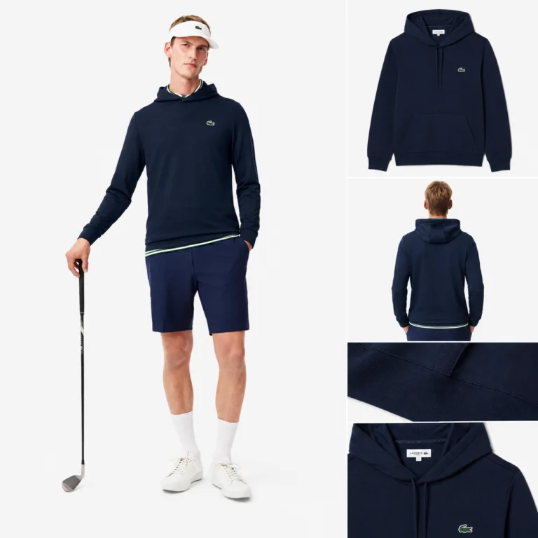 Lacoste Overhead Hoodie SH554200 - Blue Marine . 166