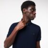 Lacoste Paris Collection Collar Regular Fit Short Sleeve Polo Shirt - Navy Blue