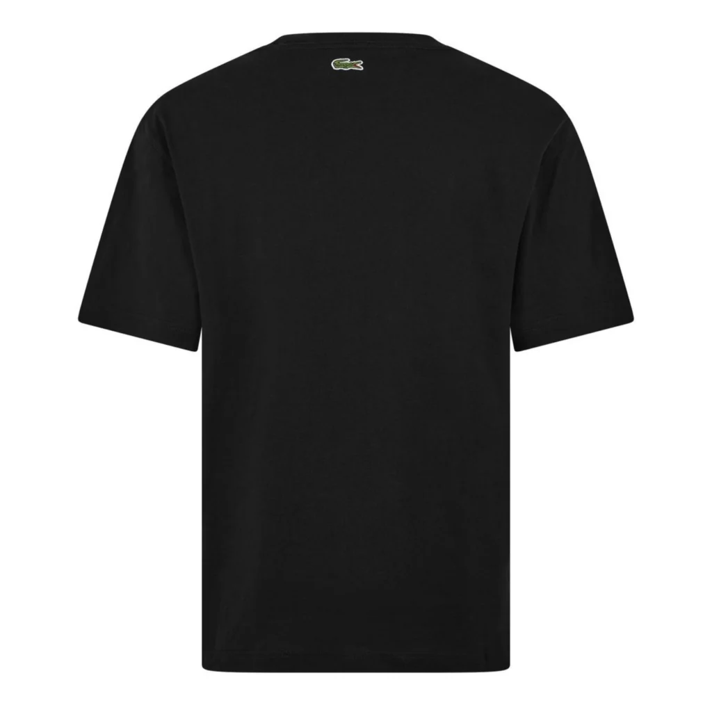 Lacoste Printed Cotton T-Shirt - Black 031