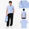 Lacoste Regular Fit Cotton Blend Polo Shirt - Purple 5QD