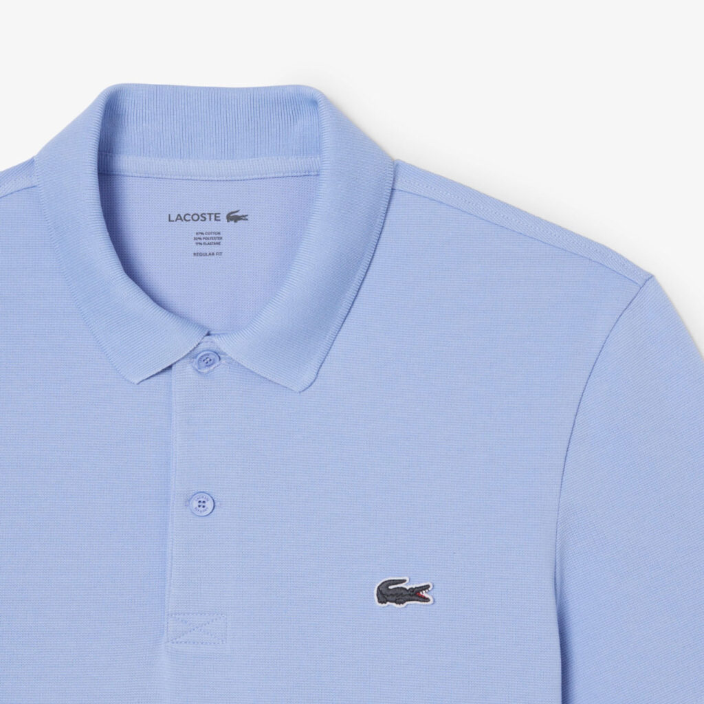 Lacoste Regular Fit Cotton Blend Polo Shirt - Purple 5QD