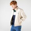 Lacoste Regular Fit Long Sleeve Harrington Jacket - Beige