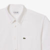 Lacoste Regular Fit Short Sleeved Oxford Shirt - White 001