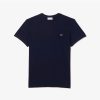 Lacoste Short Sleeve Regular Fit T-Shirt - Navy