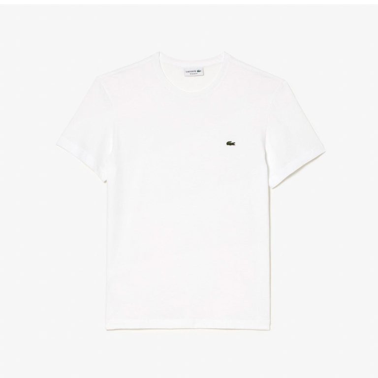 Lacoste Short Sleeve Regular Fit T-Shirt - White