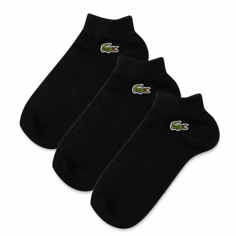 Lacoste Sport Classic 3 Pack Sock - Black Noir