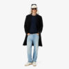 Lacoste Striped Cotton Jersey Sweater - Navy Blue / Brown 6P4