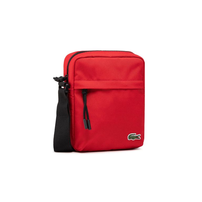 Lacoste Vertical Man Bag - Haut Rouge