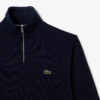 Lacoste Zip-Up High Neck Interlock Sweatshirt - Midnight Blue 166