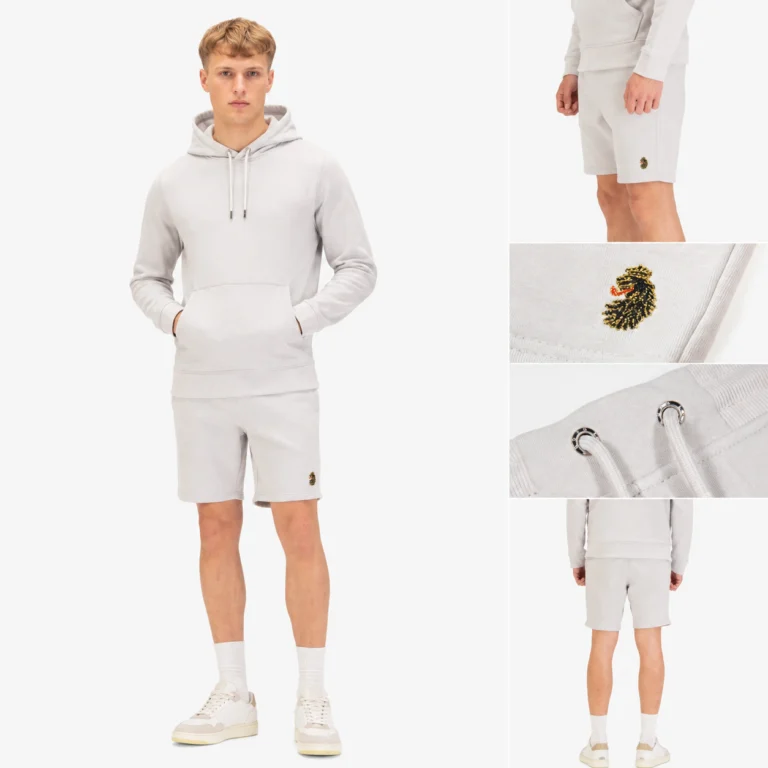 Luke Amsterdam 1000 Shorts 320GSM - Ice Grey