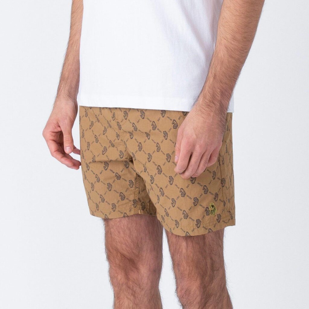 Luke Andres Regular Fit Swim Short - Caramel