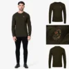 Luke Aspen Cable Knit Regular Fit Short Sleeve Jumper - Dark Green