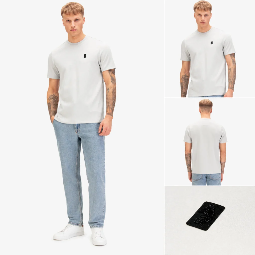 Luke Awestruck T-Shirt 220GSM - Ice Grey