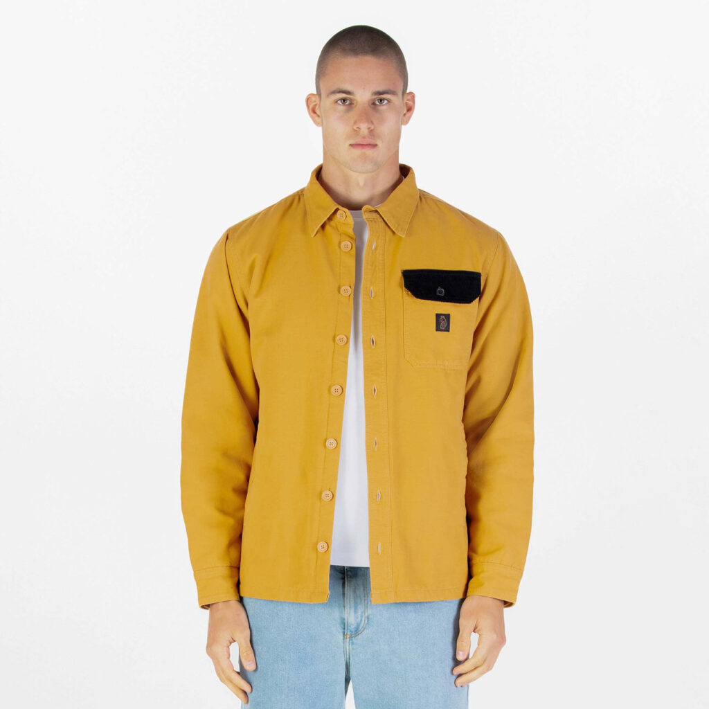 Luke Bala 1000 Button Shacket - French Mustard