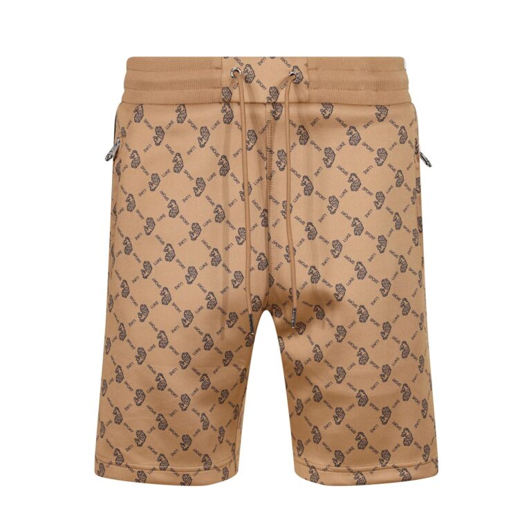 Luke Boy Semtex Over Print Regular Fit Short - Caramel