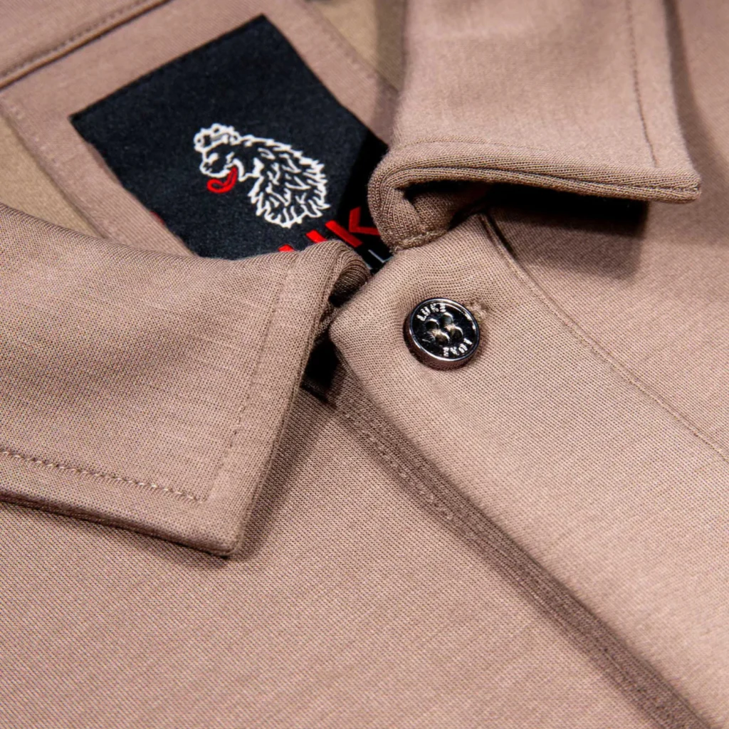 Luke Breathtaking Modal Polo 220GSM - Hard Nut